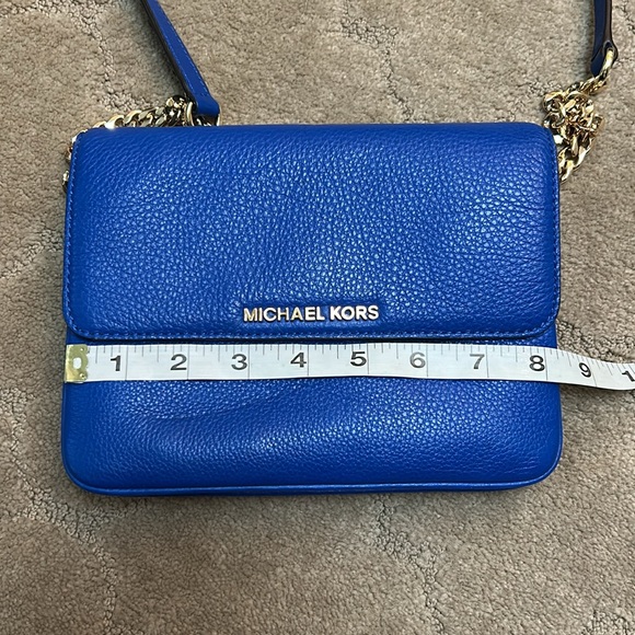Michael Kors Bedford Pebbled Leather Chain Crossbody - Picture 2 of 16